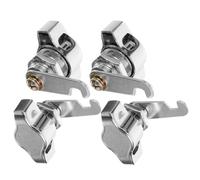 SUPVOX 4 Pièces Serrure à Loquet sans n Alliage de Zinc 25mm pour | Sécurité Renforcée, Verrouillage Automatique, Profil Discret, pour Armoires Anciennes et Portes de Vestiaire