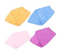 SUPVOX 4 Pièces Serviette Fibre de Bambou Serviette Absorbante pour Garçon pour Fille pour Visage Garçon Fille Lot Couleur Aléatoire