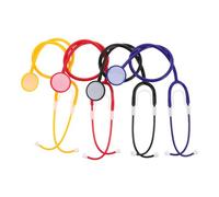 SUPVOX 4 Pièces Stéthoscope Plastique Diy pour Garçon Fille de Rôle Infirmière Facile à Assembler Couleur Mixte Éducatif pour Expériences Scientifiques et Jeux Imagination