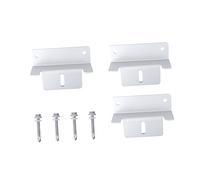SUPVOX 4 pièces Support de Panneau Solaire Z Alliage Aluminium et Kit pour Toit de Camping Yacht Fixation pour Panneaux Photovoltaïques