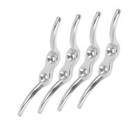 SUPVOX 4 pièces Taquet de Corde INOX pour Bateau et Mât de Drapeau Crochet Robuste pour Amarrage Sécurisé Résistance Fixation Polyvalente pour Yachts et Voiles