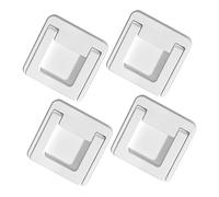 SUPVOX 4 Pièces Verrous De Sécurité Pour Portes Coulissantes Verre Protection Enfant Butée Pour Fenêtre Maison Protection Glissière Sécurité Garçon Fille