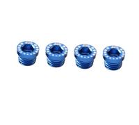 SUPVOX 4 pièces Vis de Frein Alliage Aluminium Bleu Boulons Légers pour Vélo Route et VTT Protection Antisalissure et Décoration Cadre
