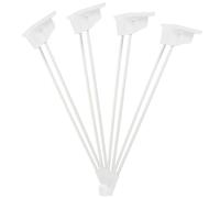 SUPVOX 4 Supports Pliables en Fer Blanc pour Table, Stabilité Renforcée, Design Moderne et Simple, pour Projet DIY