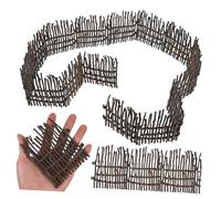 SUPVOX 40 pièces Lot de Panneaux de Clôture Réalistes pour Ferme Accessoires Corral pour Figurines Chevaux et Animaux Clôture Stable Écurie Ferme Modélisme Décoratif