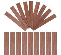 SUPVOX 40 Pièces Miniature Dollhouse Flooring Self Adhesive Peel and Stick Wood Grain Tiles for Model Decor DIY Mini Floorboards Set