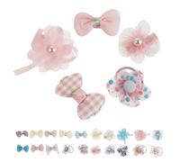 SUPVOX 40 Pièces Nœuds pour Chiots avec Pinces Barrettes à Nœuds pour Animaux Accessoires pour Cheveux de Chiots Barrettes pour Chiennes