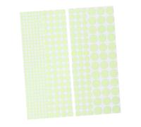 SUPVOX 407 Pièces Autocollants Ronds Phosphorescents Décoratifs Stickers Muraux Lumineux Amovibles pour Chambre Salon Décoration Murale sans Résidu