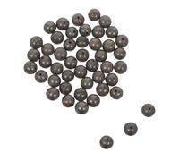 SUPVOX 45 Perles Rondes en Pyrite Naturelle 8 MM Perles Centrales Percées pour Fabrication de Bijoux Lot de 45 Pièces pour Colliers Bracelets et Créations DIY