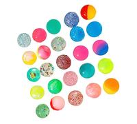 SUPVOX 48 Pièces Balle rebondissante gonflable des balles mousse avec Bébé cotillons pour enfants balles rebondissantes cotillons boules rebondissantes boules colorées Plastique