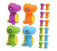SUPVOX 48 Pièces Mini Erasers Set for Soft Kawaii Dinosaur Animal Shapes Compact Stationery for School Art Drawing Classroom and Homework Supplies