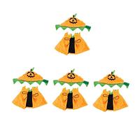 SUPVOX 4ensembles Costume De Halloween pour Animaux Ensemble De Cape Et Chapeau Réversible pour Chien Et Chat Accessoires Festifs