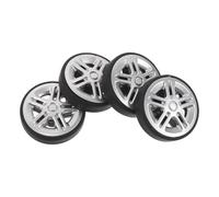 SUPVOX 4pcs Roues de Remplacement Universelles en Caoutchouc pour Valises, roulettes Pivotantes à 360 Degrés, Kit de Réparation pour Bagages en Gares et Aéroports