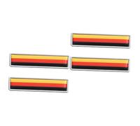 SUPVOX 4pièces Autocollants Décoratifs Thème Drapeau National pour Voiture Et Maison Insigne Décalcomanie Originale Et