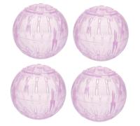 SUPVOX 4pièces Boule pour Hamster Transparente avec Aération pour Petits Animaux De Compagnie Hamsters Gerbilles Favorise Activité Physique Et