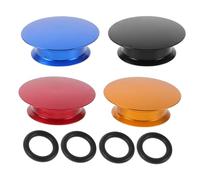 SUPVOX 4pièces Lot de Capuchons De Manivelle Alliage Aluminium Couvercle D'axe De Vélo Cache-poussière pour Pédalier De Route Montagne