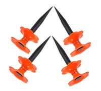 SUPVOX 4pièces Rehausseur De Tuyau Arrosage Guide-Tuyau avec roulettes Support pour Tuyau Arrosage Piquets De Sol pour Jardin Et Pelouse