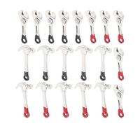 SUPVOX 5 Ensembles Miniature Dollhouse Repair Tools Kit Metal Mini Wrench and Hammer Sturdy Portable Hobby Tool Set for Dollhouse Crafting and Decoration