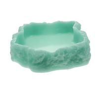SUPVOX 5 Pièces Bol d'eau Lumineux Accessoire pour Reptiles Accessoire Reptile Bol d'alimentation pour Serpent Plat de Reptiles Contenant Verre Plat de Reptile de réservoir résine