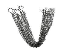 SUPVOX 5 Pièces Chaîne Métallique Suspendue pour Pots de Fleurs et Mangeoires Extérieur Résistante Corrosion Remplacement Rapide pour Jardins et Décorations