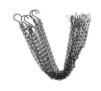 SUPVOX 5 pièces Chaînes Métal pour Paniers Suspendus Chaînes Robustes pour Pots de Fleurs Mangeoires Oiseaux et Décorations Jardin Extérieurs Remplacement Facile et Stable