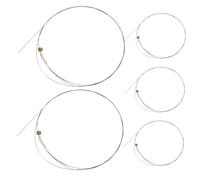 SUPVOX 5 Pièces Cordes de Guitare Acoustique et Électrique Acier pour Corde B Remplacement Anticorrosion Compatible pour Enregistrement et Scènes