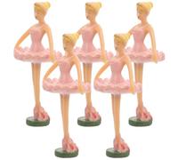 SUPVOX 5 pièces Figurines de Poupées Princesse Danseuse de Ballet pour Boîte à Musique Décoration Anniversaire Ballerine Décoratif Résistant et Réaliste