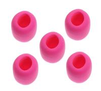 SUPVOX 5 pièces Housses Micro Mousse Rose Durables Vent et Humidité pour Microphones Portables Standard Accessoires Simples et Pratiques