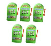 SUPVOX 5 pièces Jeu de Garçon Fille Machine à Tirage Manuelle Colorée Éducatif Interactif pour Garçon et Fille Amusement et Apprentissage Couleur Aléatoire Couleur Aléatoire