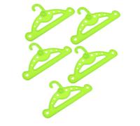 SUPVOX 5 Pièces Mini Cintre de poupée Vêtements cintres de Placard de poupée Filles Accessoires Miniatures cintres de poupée Exquis Petit Cintre en Tissu pour poupée Plastique Green