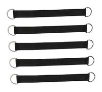 SUPVOX 5 Pièces Sangle De Balançoire Robuste avec Anneau Acier Inoxydable Corde pour Suspension De Balançoire Extérieur Kit De Fixation pour Hamac Et Arbre