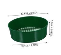 SUPVOX 5 pièces Tamis Jardinier Plastique Tamis Sol Portable à Maille Uniforme pour Tamiser Compost et Terreau Outil et Facile à Nettoyer Adapté Jardin Balcon et
