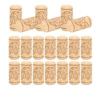 SUPVOX 50 Bouchons de Vin en Liège Naturel Cylindrique 2,1 X 4 Cm, Ensemble de Bouchons pour Bouteilles en Vrac, Haute Densité, Étanchéité, Accessoires de Conservation pour Vin et Vins