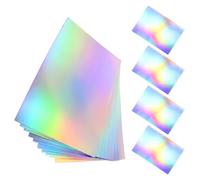 SUPVOX 50 Feuilles de Papier à Découper A4 pour Loisirs Créatifs Papier Fait Main en Carton Rigide à Plier Double Face pour DIY Matériel de Pliage École et Maison