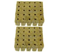 SUPVOX 50 pièces Blocs de Culture sans Sol pour Bouturage Hydroponique Cubes de Germination Horticole Absorbants et Nutritifs pour Repiquage et Multiplication des Plantes