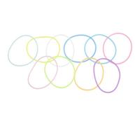 SUPVOX 50 Pièces Bracelet en Silicone Coloré, Souple et Résistant