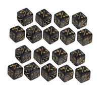 SUPVOX 50 pièces Dés de Calcul avec Signes Mathématiques Dés pour Jeux de Rôle Apprentissage Scolaire et Jeux de Société et Uniques pour Garçon Fille