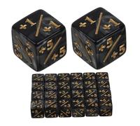SUPVOX 50 Pièces Dés de Jeu Éducatifs Dés pour Apprentissage des Mathématiques Jeux de Société et Cosplay Accessoires Ludiques pour Salle de Classe et Développement Cognitif
