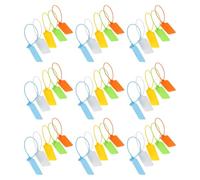SUPVOX 50 Pièces Liens de Scellage de Sécurité en Plastique PP | Étiquettes Volantes Vierges, Surface Lisse, Usage Unique, pour Marquage et Fixation en Magasin