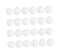 SUPVOX 50 pièces Lot de Balles de Golf Entraînement Creuses Blanches Légères et Équilibrées pour Swing Intérieur Pratique
