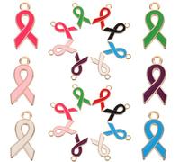 SUPVOX 50 Pièces Pendentifs Rubans en Alliage pour Bijoux Soi-même, Breloques Décoratives Faciles à Utiliser, pour Loisirs Créatifs et Fabrication de Bracelets Couleur Aléatoire