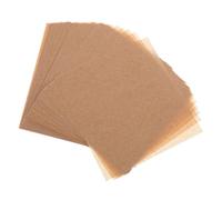 SUPVOX 500 Feuilles de Papier Sulfurisé Alimentaire Carré 10x10 Cm pour Galettes de Hamburger, Papier Cuisson Antiadhérent Résistant à L’huile L’eau, pour Four, Barbecue et Restauration