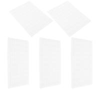 SUPVOX 500pièces Adhésifs Double Face Transparents Réutilisables pour Murs Adhésifs Muraux Discrets pour Galeries Musées et Domiciles et Faciles à Installer Décoratif sans Laisser