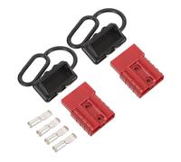 SUPVOX 50a Connecteur De Puissance Avec Protection Prise à Double Pôle Rapide Pour Treuils Et Remorques Rouge