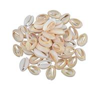 SUPVOX 50pcs Cauris Seashell Perles Artisanat Coquillage Nautique Charms pour Artisanat Fabrication De Bijoux Aquarium Fish Tank Décorations Vase Filtre Nautique Plage Home Decor (Taille)