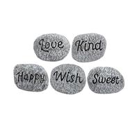 SUPVOX 5pièces Bonsaï Figurine Pierre Galets Aménagement Extérieur Décorations pour Aquariums Pierres Décoratives pour Vases Galets Naturels De