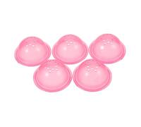 SUPVOX 5pièces Bouchon Tube Hamster Plastique Accessoire DIY Extérieur Tunnel Cage Petits Animaux Bouchon Fin Souple Rose pour Labyrinthes