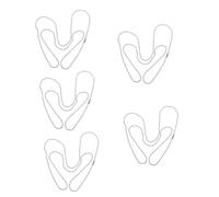 SUPVOX 5pièces Chaîne Acier pour Plaques Identité Chaîne à Billes De pour Accessoires pour Animaux