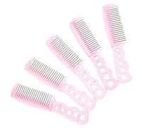 SUPVOX 5pièces Peigne à Queue de Cheval Brosse à Perruque Plastique Peignes à Dents Fines pour Entretien Coiffure des Perruques de Poupées