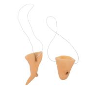 SUPVOX 6 Ensembles Accessoires Nez Sorcière Halloween avec Menton Factice Prop Unique Élastique pour Costume Sorcier et Sorcière Déguisement Carnaval Garçon Fille Adultes